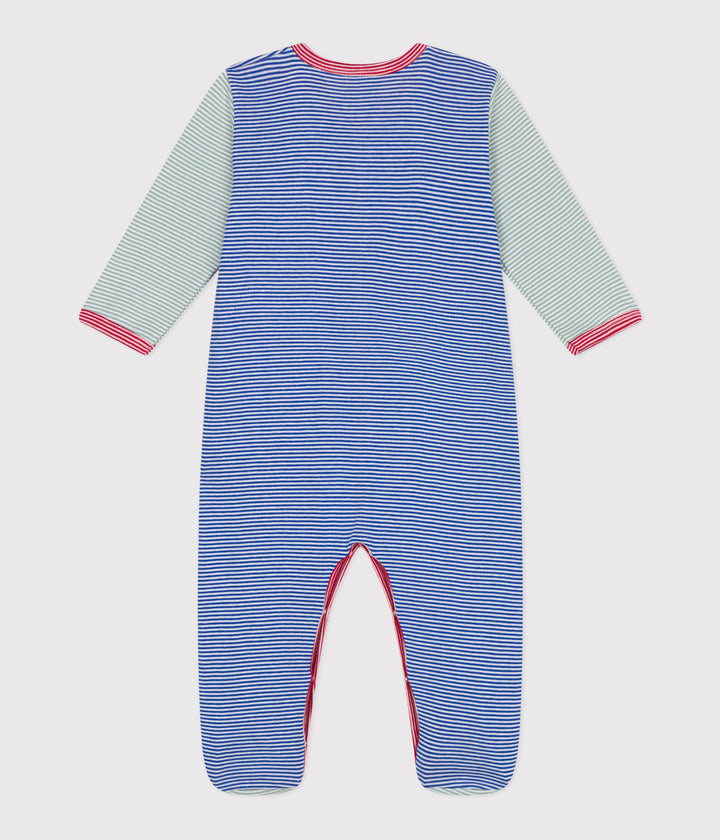 Tutina con piedi millerighe per bebè A0ASV 05 PETIT BATEAU 