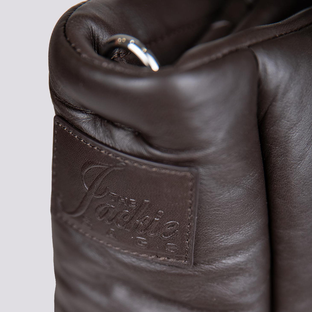 BORSA IN PELLE IMBOTTITA MARRONE JODI 06 JACK LEATHER 