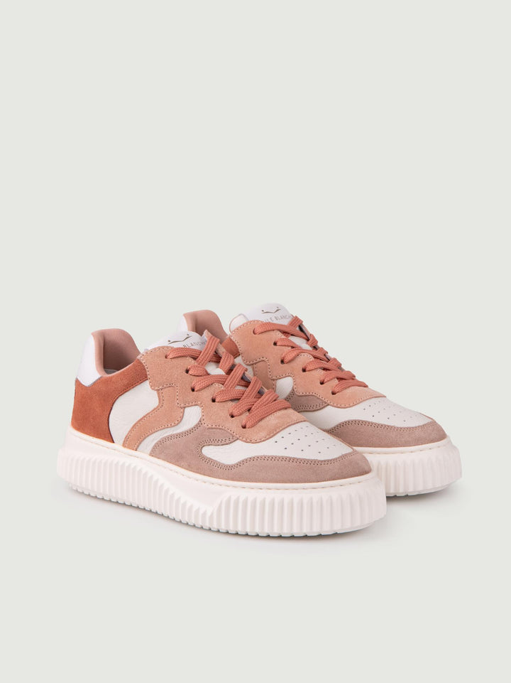 SNEAKER LAURA ROSA ANTICO 2017528 183M53 VOILE BLANCHE 