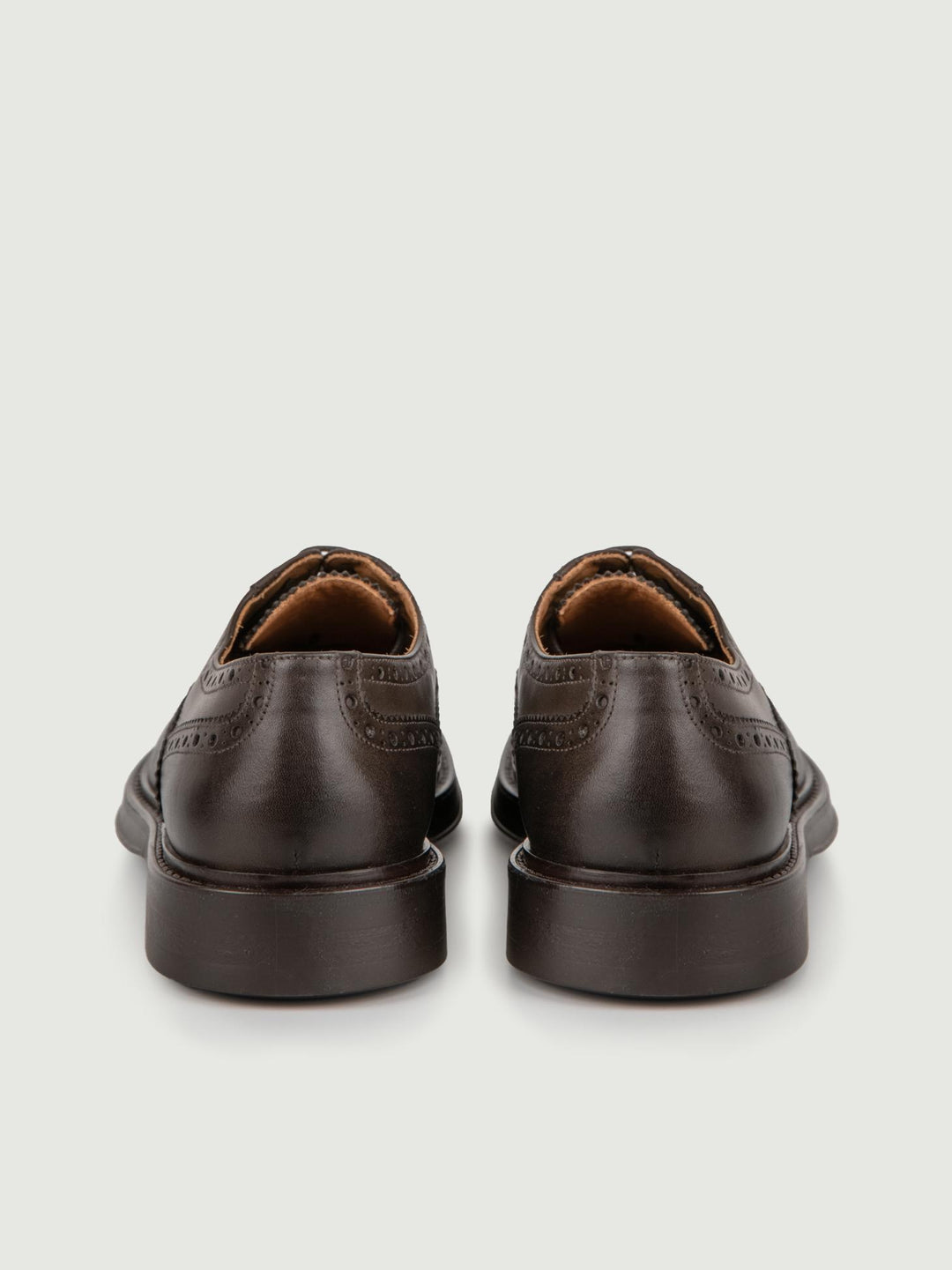 FRANCESINA IN PELLE MARRONE CODA DI RONDINE 080 T MORO SAXONE 