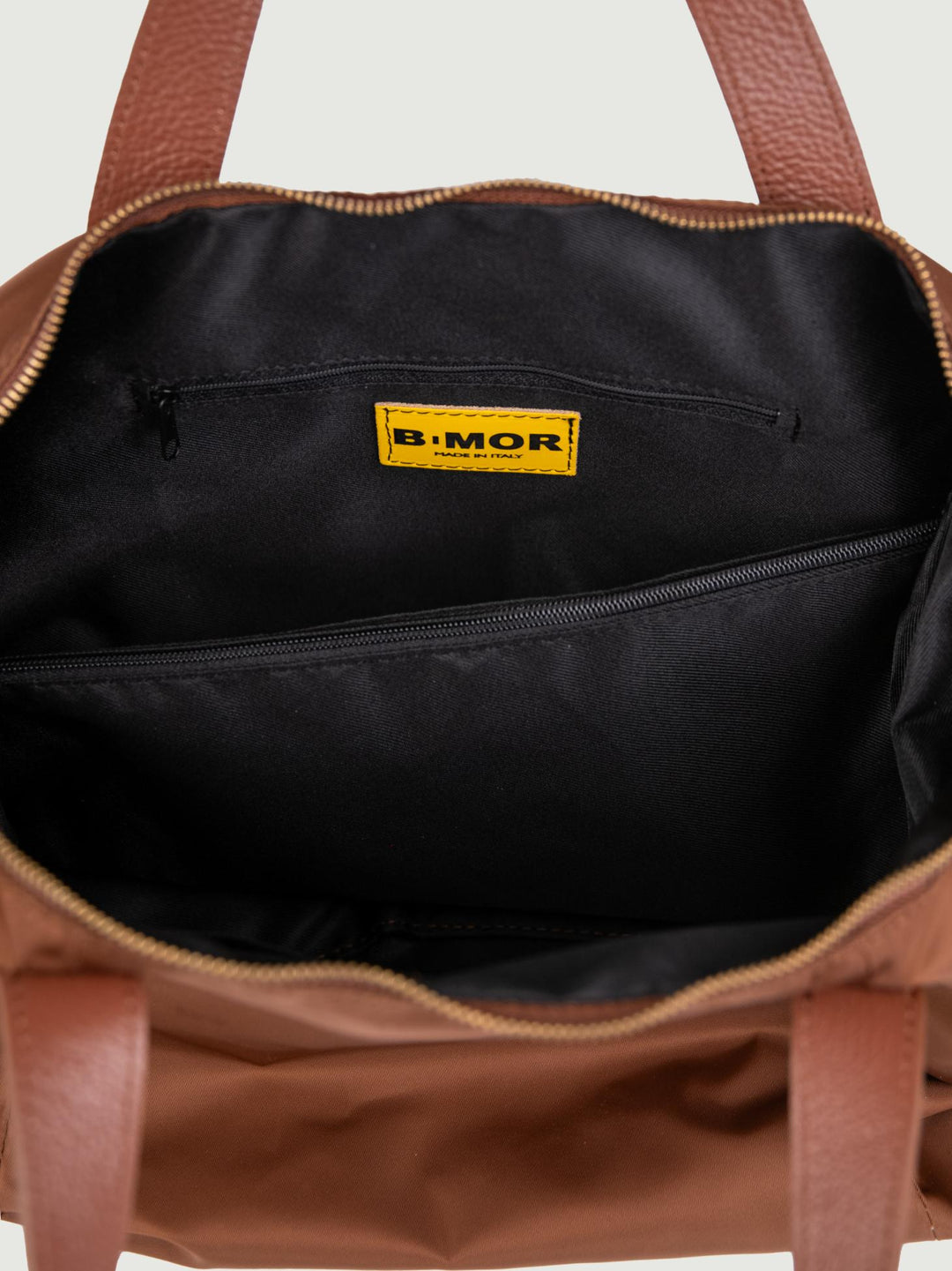 SHOPPER IN NYLON MARRONE CARRY CARRY MARRONE BIMOR 