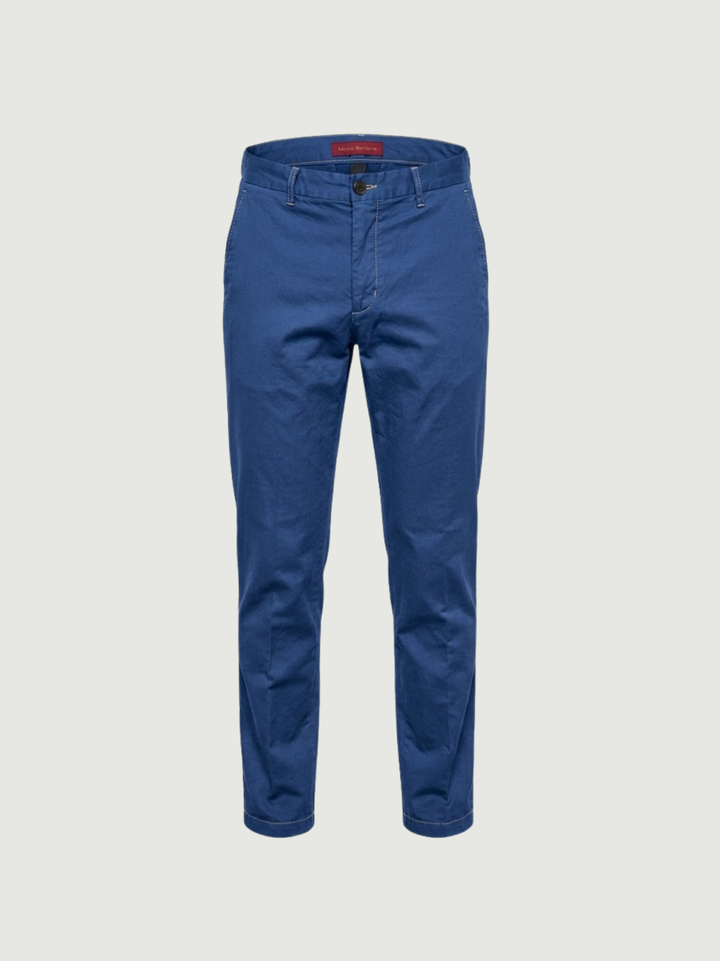 Pantalone chino in cotone bluette CO0123M 7019 ANDREA MORANDO 
