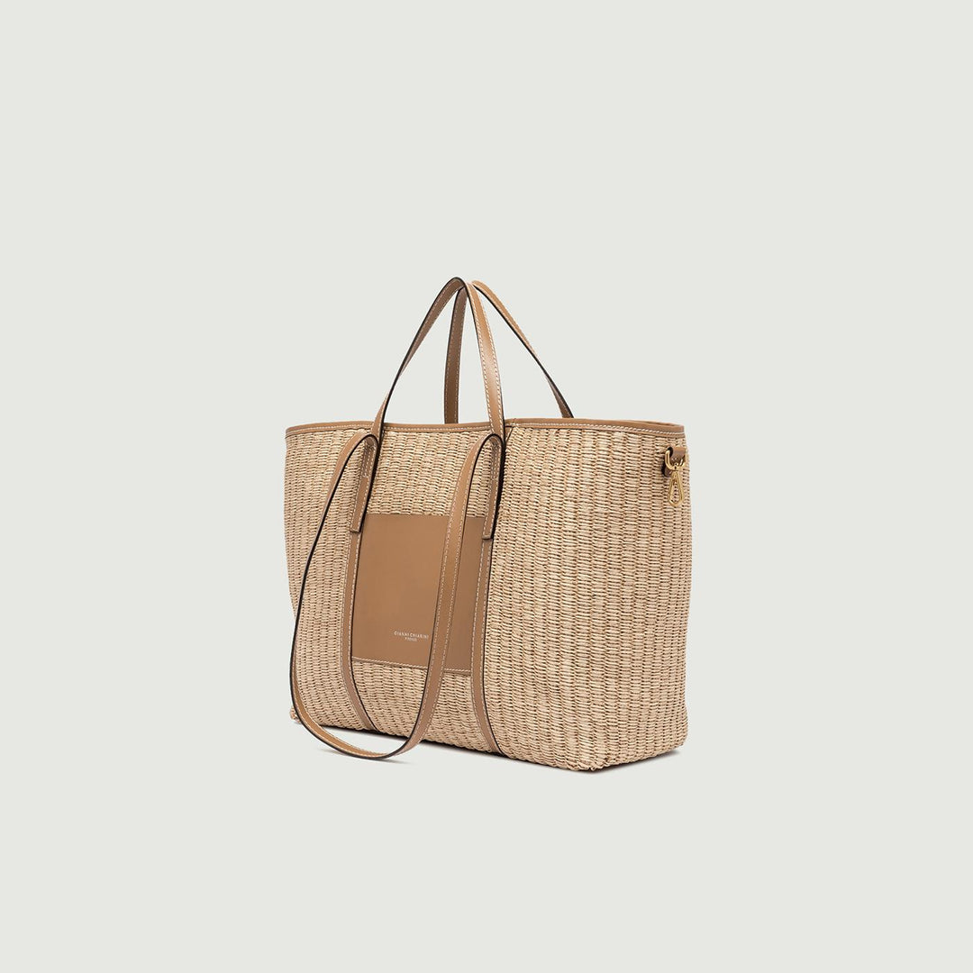 BORSA SHOPPING SUPERLIGHT EFFETTO RAFIA BS 10786 CNTT-PL 2554 GIANNI CHIARINI 