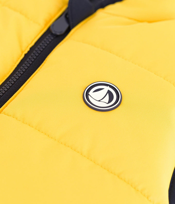 Piumino bambino senza maniche bicolore double face A0DSJ 01 PETIT BATEAU 
