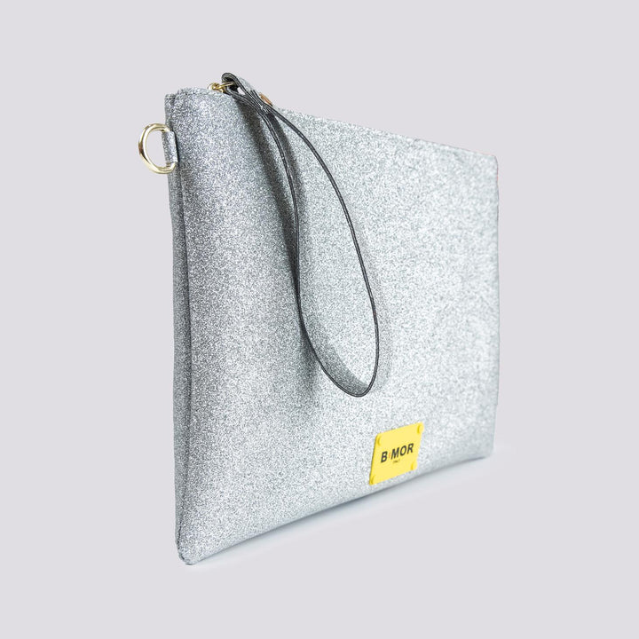 POCHETTE EASY GLITTER ARGENTO EASY - GLITTER ARGENTO BIMOR 