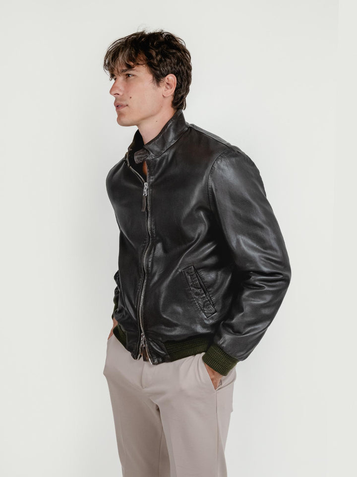 GIACCA IN PELLE TESTA MORO EAST VILLAGE EAST VILLAGE 06 JACK LEATHER 