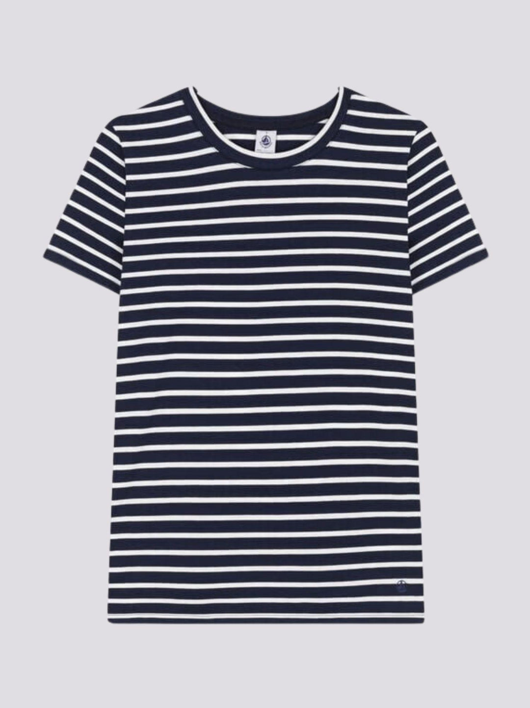 T-SHIRT LE DROIT GIROCOLLO IN COTONE DONNA A0A9P 04 PETIT BATEAU 