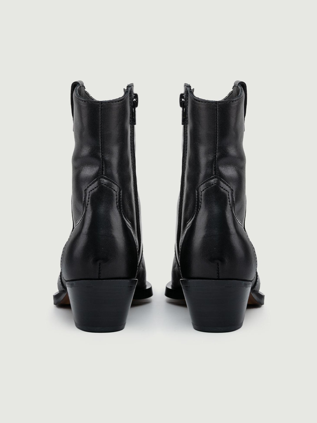STIVALETTO TEXANO IN PELLE NERO 5547 05 ALPE 