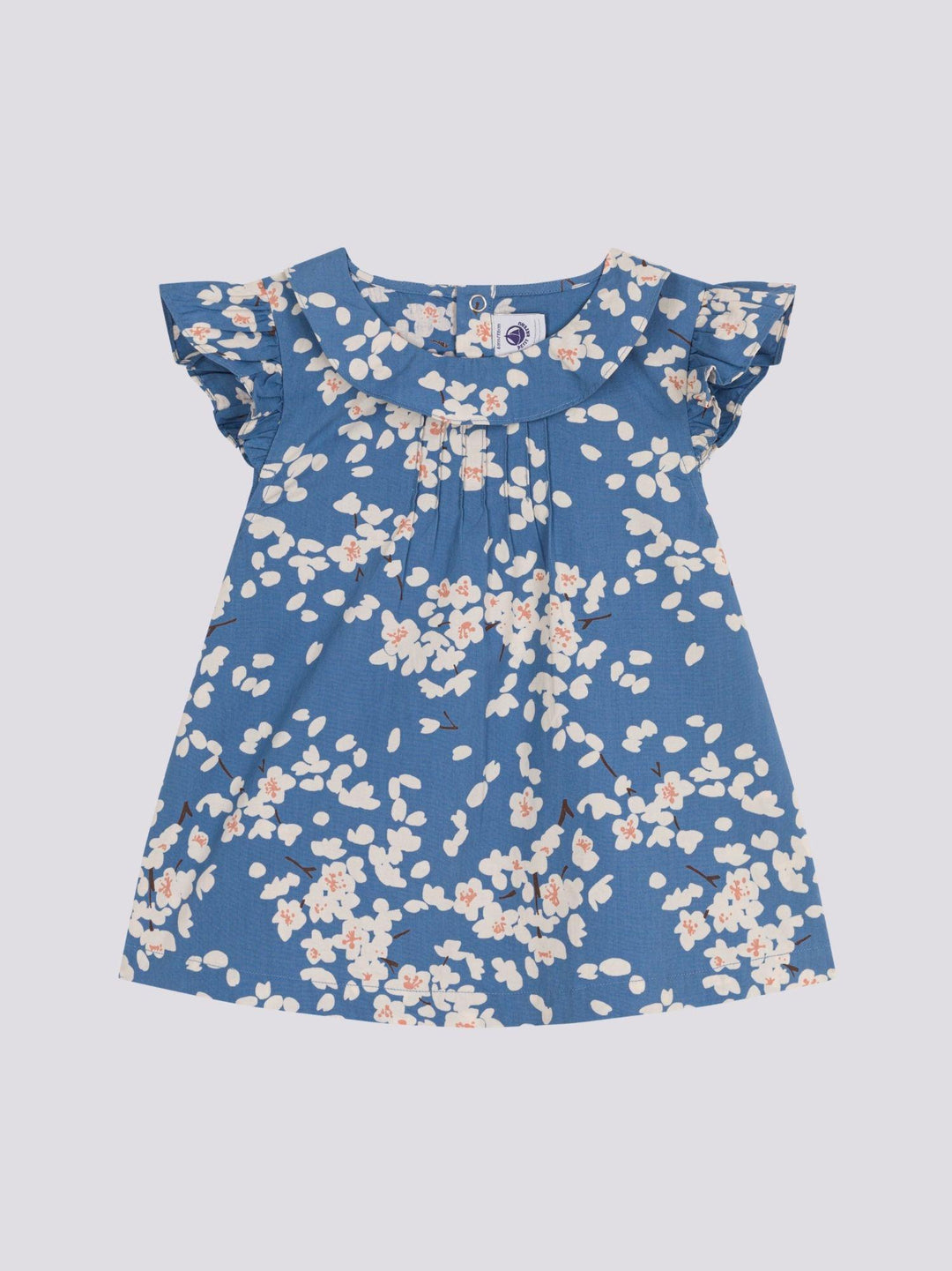 BLUSA IN POPELINE STAMPATO BAMBINA A0AFQ 01 PETIT BATEAU 