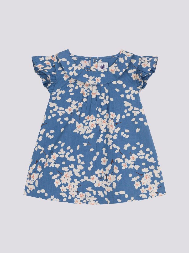 BLUSA IN POPELINE STAMPATO BAMBINA A0AFQ 01 PETIT BATEAU 