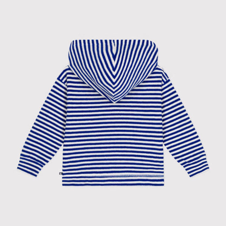 FELPA A RIGHE IN SPUGNA BOUCLETTE A0A1Z 01 PETIT BATEAU 