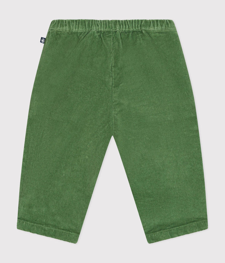 Pantaloni in velluto verde A0B15 02 PETIT BATEAU 