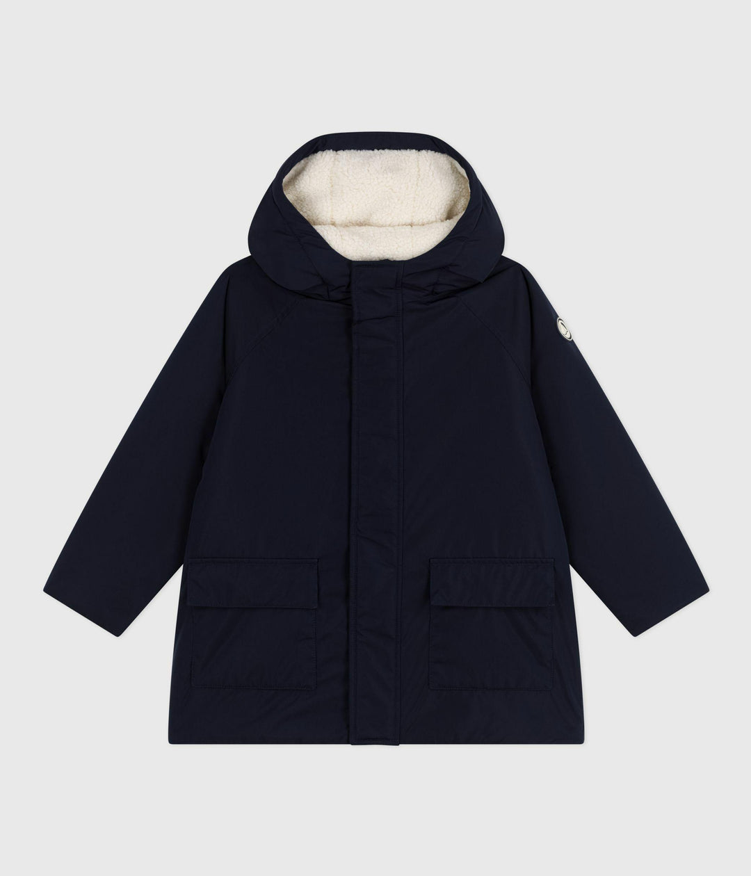 PARKA BAMBINO LUNGHEZZA MIDI TINTA UNITA A0DSQ 01 PETIT BATEAU 