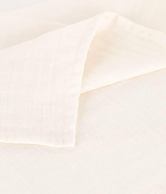 Mussole bianche in garza di cotone A0B7B 01 PETIT BATEAU 
