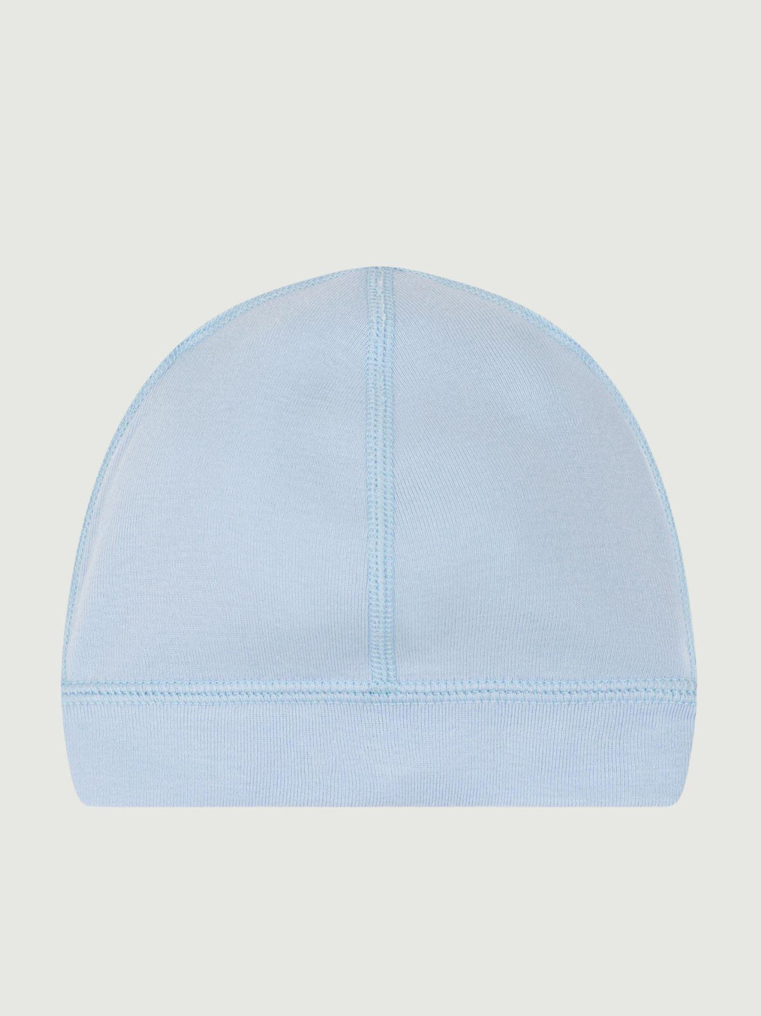 Cuffietta in cotone azzurro tinta unita A0CIU 01 PETIT BATEAU 