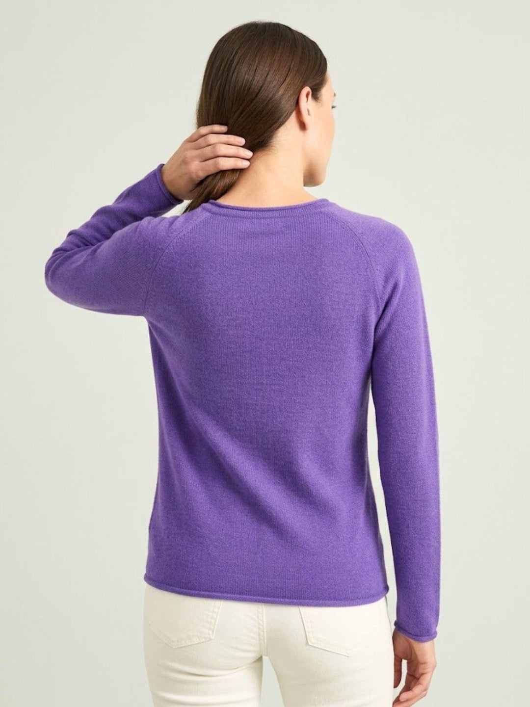 Maglia in cotone viola VERDILENA VIOLA ANDREA MORANDO 