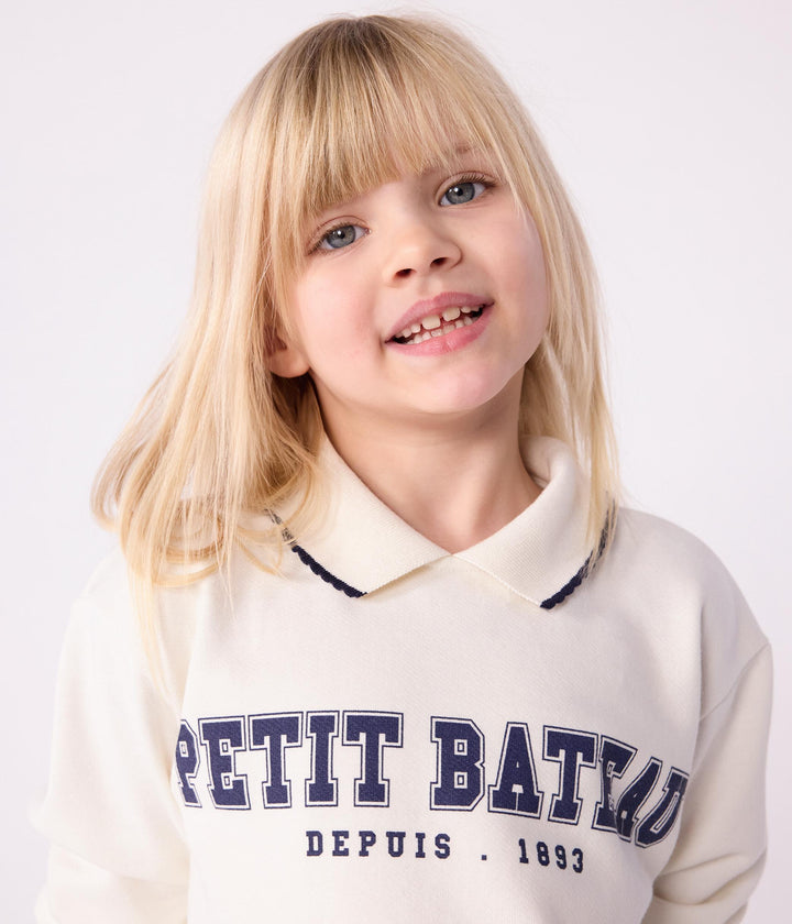 Felpa in cotone stampato bambino A0E21 01 PETIT BATEAU 