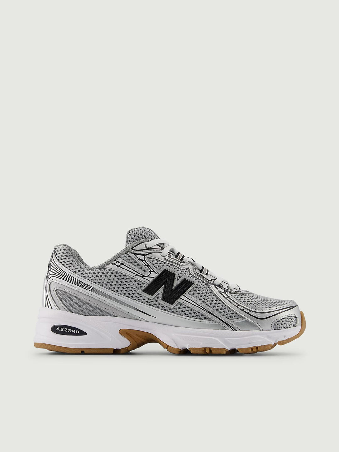 SNEAKERS 740 GRIGIO ACCIAIO E NERO U740GB2 DD NEW BALANCE 