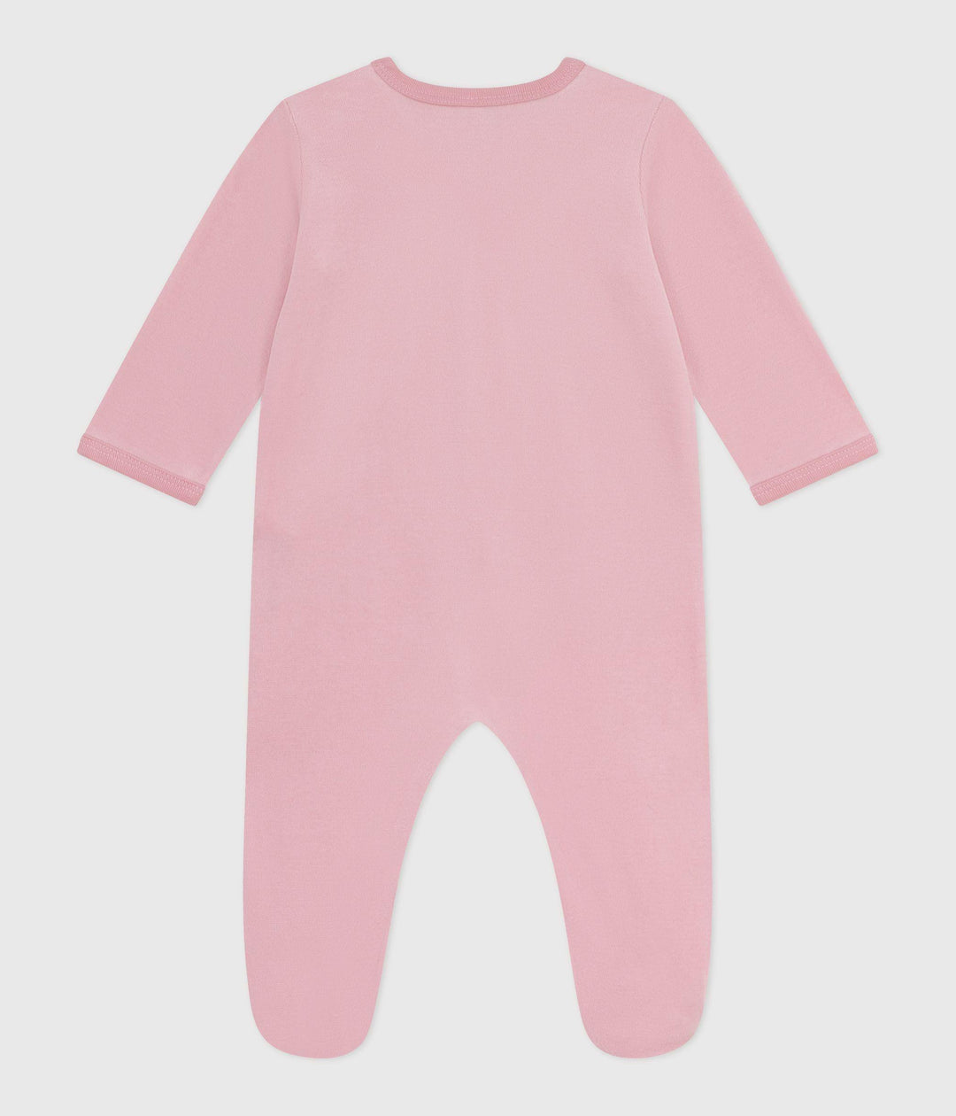 Pigiama in ciniglia tinta unita neonato A0E2P 03 PETIT BATEAU 