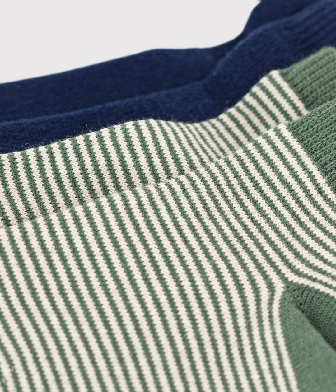 2 PAIA DI CALZINI BAMBINO IN COTONE MILLERIGHE A0A6A 01 PETIT BATEAU 