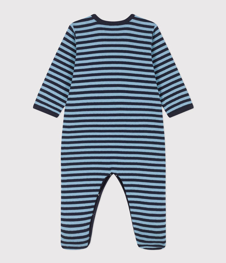 TUTINA PIGIAMA BEBÈ IN TUBIQUE A RIGHE A088B 01 PETIT BATEAU 