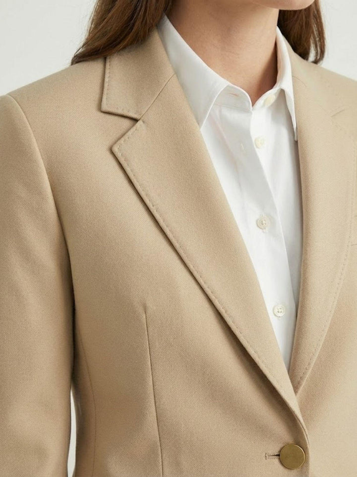 Blazer monopetto beige 3629 4841 ANDREA MORANDO 