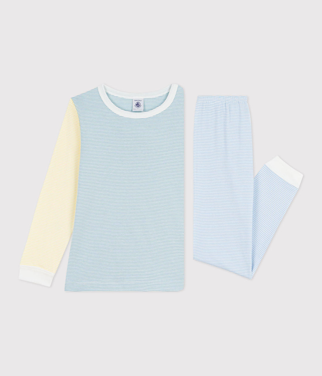 Pigiama millerighe color block A0F8W 01 PETIT BATEAU 