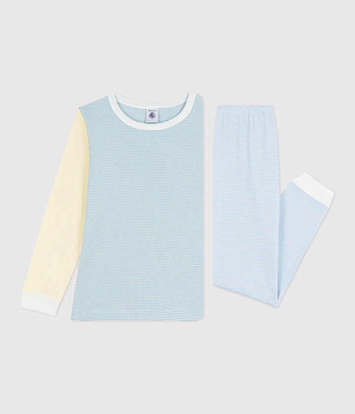 Pigiama millerighe color block A0F8W 01 PETIT BATEAU 
