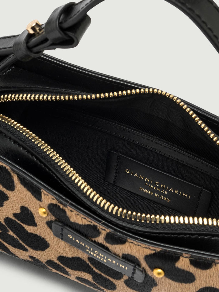 BORSA KEIRA IN CAVALLINO LEOPARDO BS 11860 CAV-PRCK 1186511865 GIANNI CHIARINI 