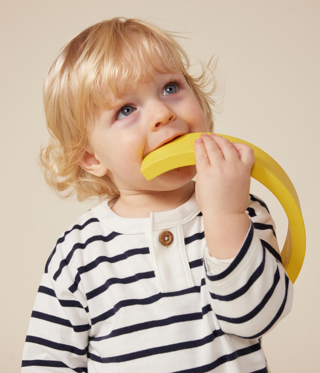 T-shirt a righe marinière a maniche lunghe A0BPN 01 PETIT BATEAU 