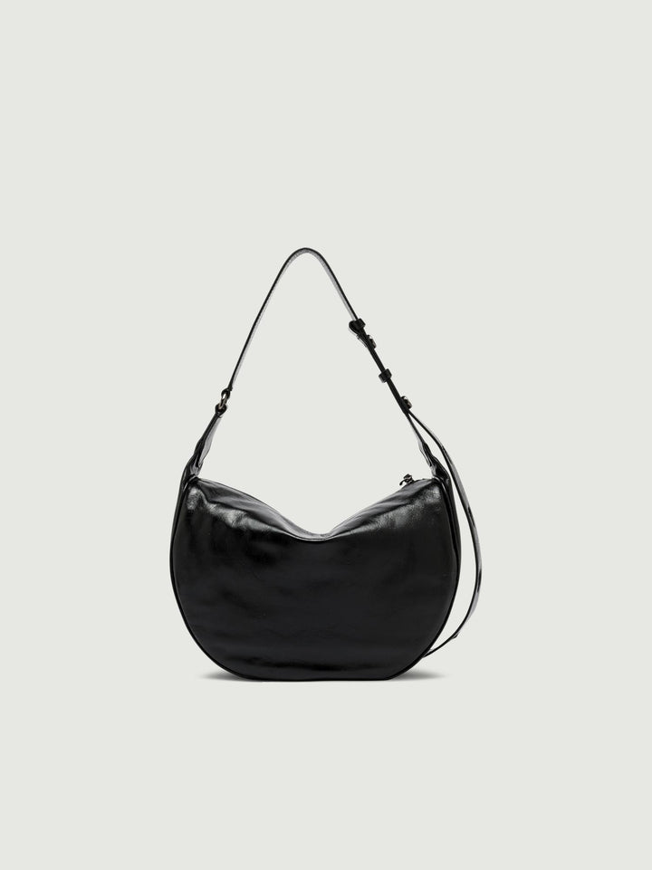 BORSA CHARLOTTE IN PELLE VINTAGE NERA BS 11756 RALPH 001 GIANNI CHIARINI 
