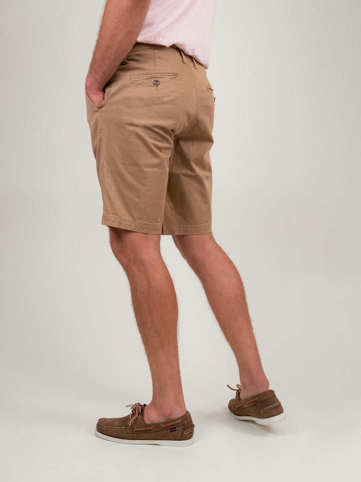 BERMUDA BEIGE CON TASCHE A FILO