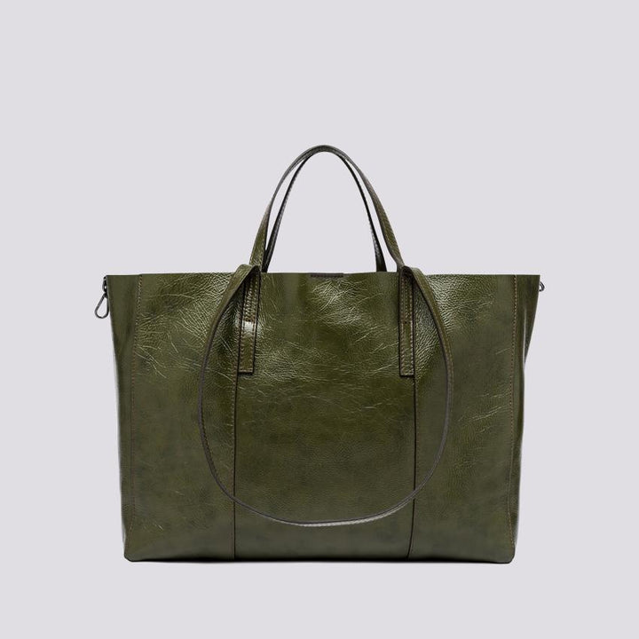 Borsa Super Light in Naplack guam Green BS 10336 NPK 13131 GIANNI CHIARINI 