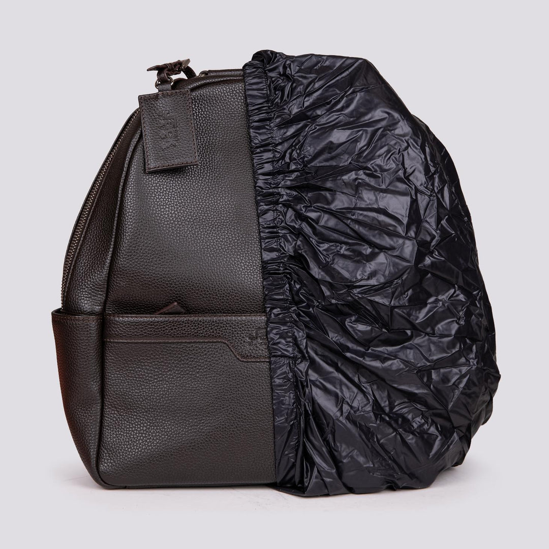 ZAINO IN PELLE MARTELLATA MARRONE TRAVELER TRA 06 JACK LEATHER 