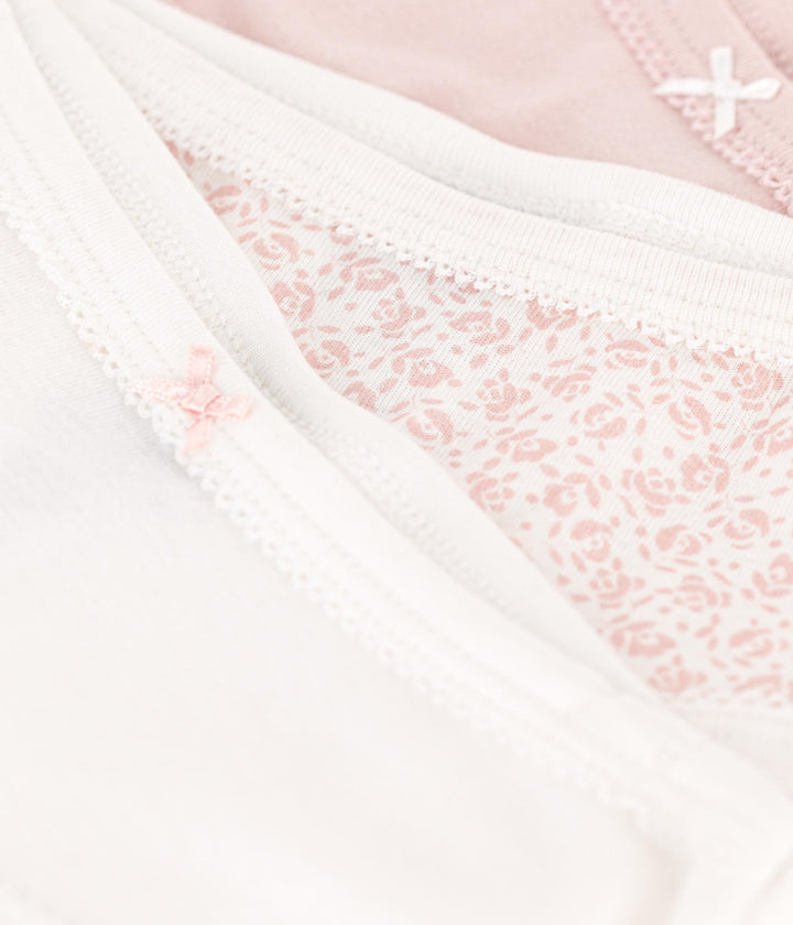 CONFEZIONE DA 3 SLIP VITA ALTA IN COTONE BAMBINO A0A49 00 PETIT BATEAU 