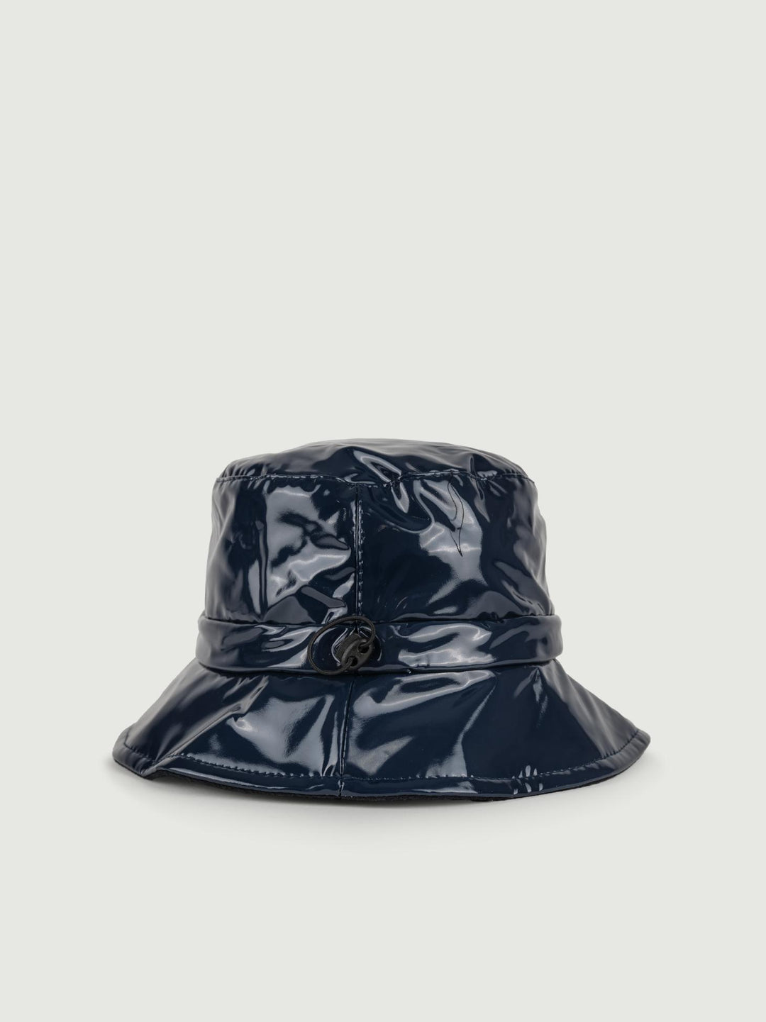 CAPPELLO BUKET DA PIOGGIA IN VERNICE BLU CP3919 BLU ANDREA MORANDO 
