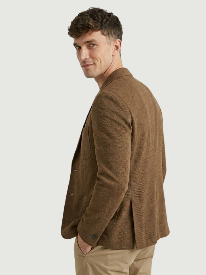 Blazer con microtrama testa di moro S1141 MORO ANDREA MORANDO 