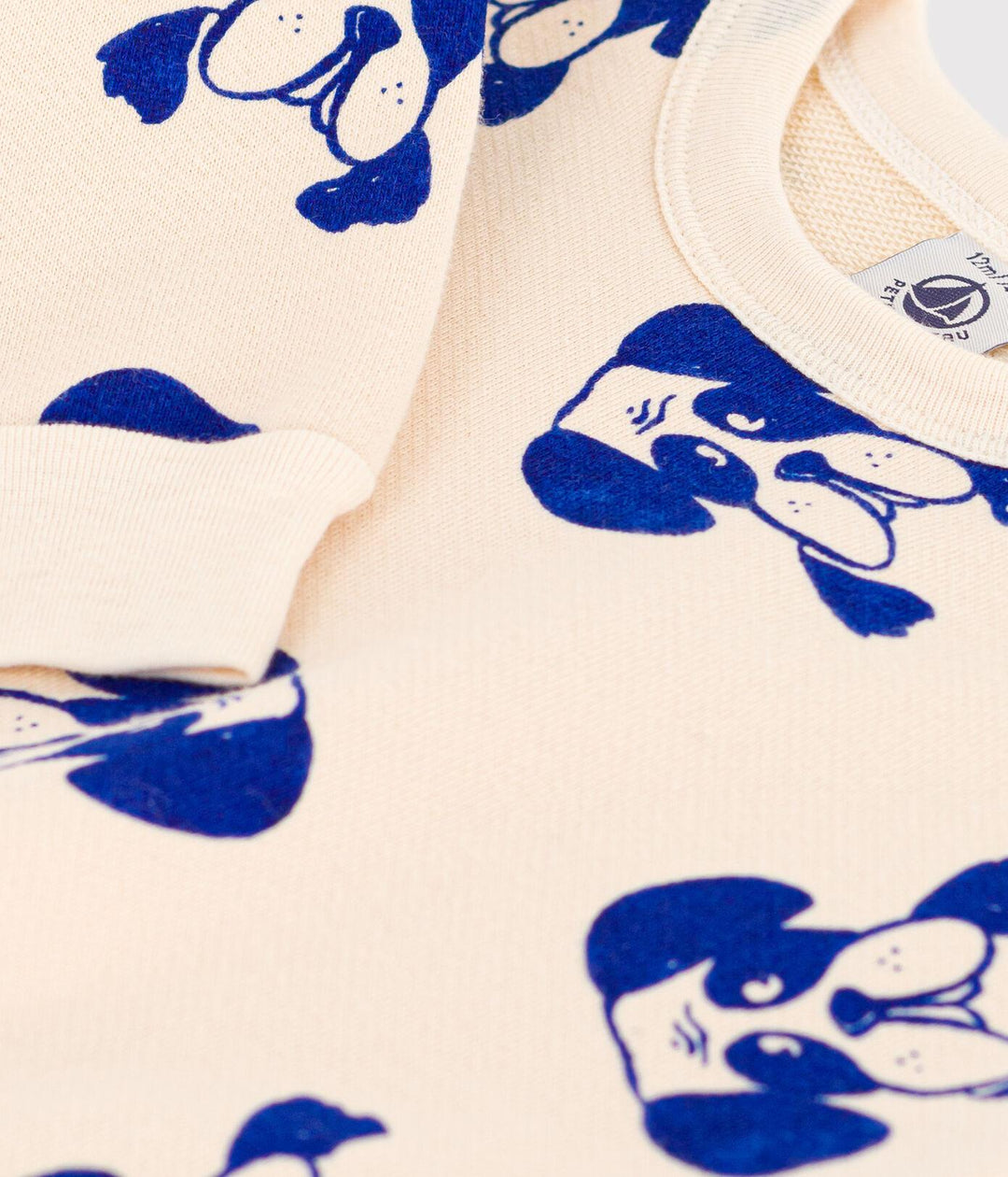 FELPA PER BEBÈ IN TESSUTO FELPATO A08G4 01 PETIT BATEAU 