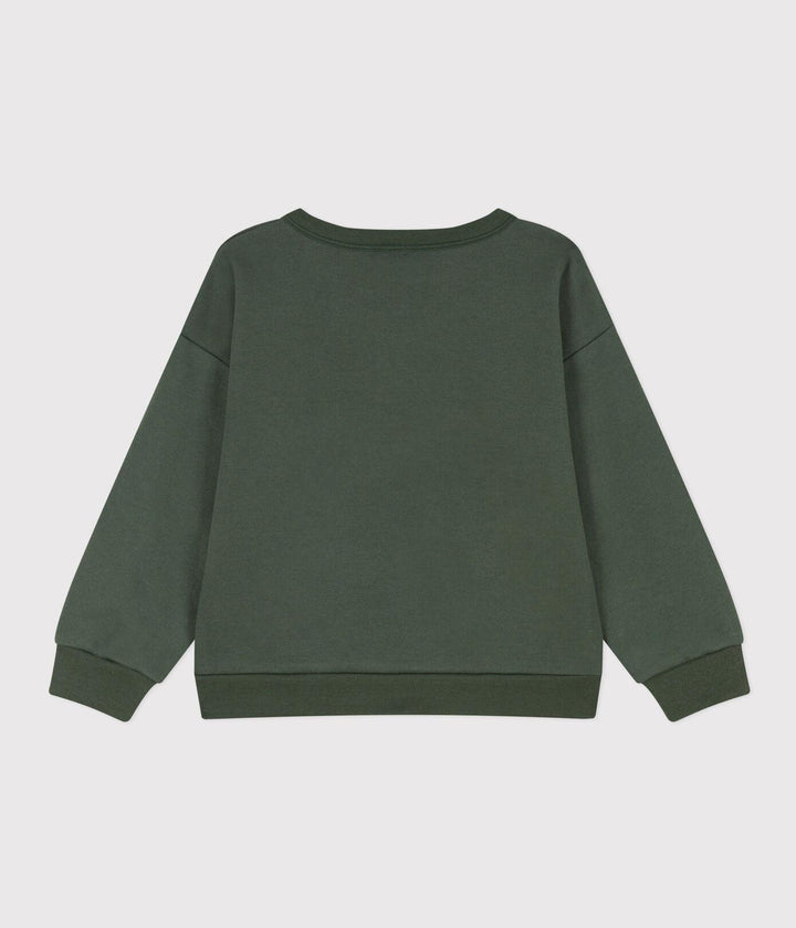 FELPA IN MOLLETON STAMPATO BAMBINO UNISEX A0818 02 PETIT BATEAU 