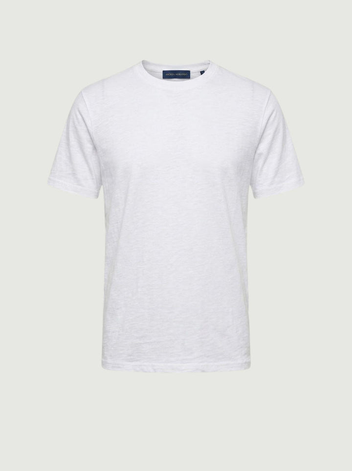 T-shirt in jersey bianca 5980426 100 ANDREA MORANDO 