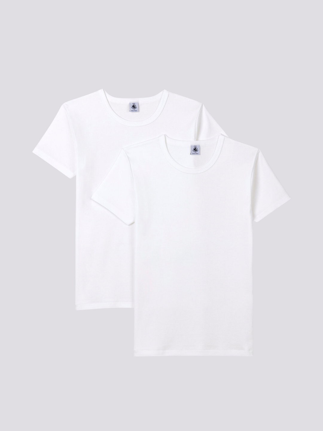 CONFEZIONE DA 2 T-SHIRT RAGAZZO A01DI 00 PETIT BATEAU 