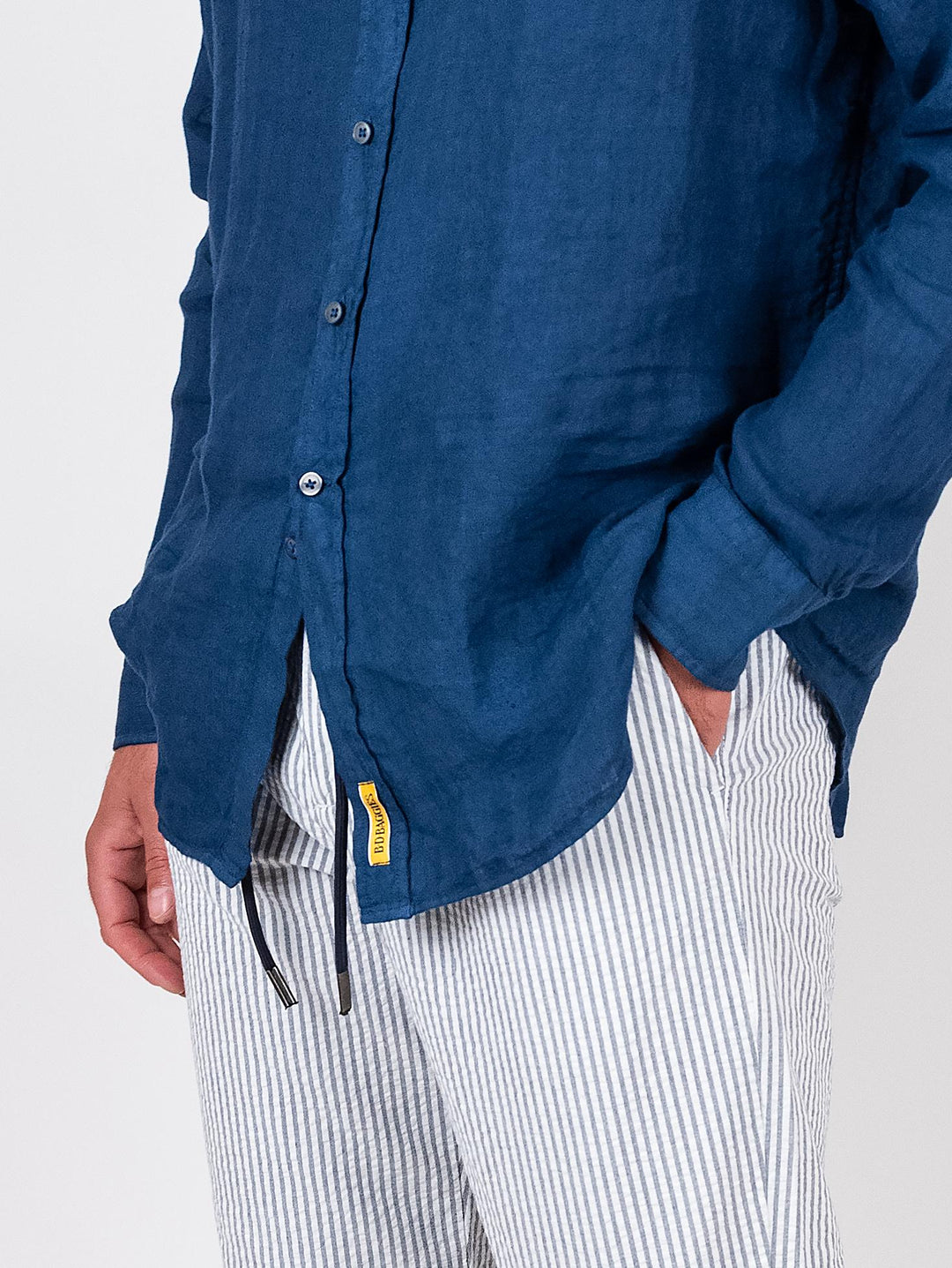 Camicia in lino bluette BRAD/TC/TC162 B73 BAGGIES 