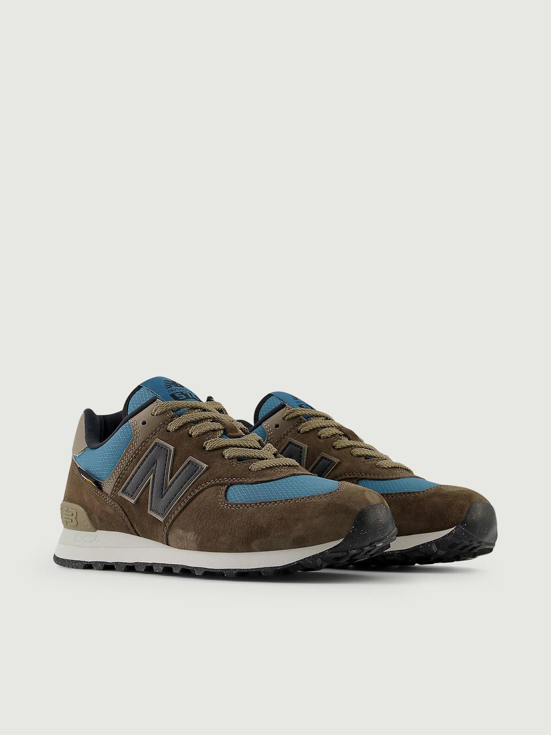 SNEAKER NEW BALANCE 574 MARRONE AZZURRO U574SOB D NEW BALANCE 