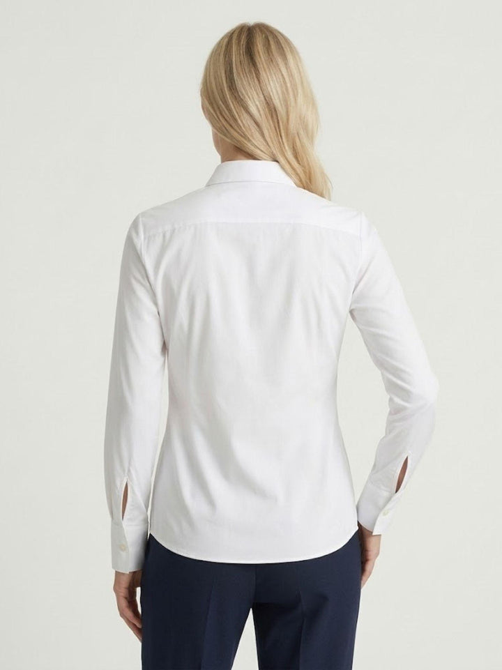 Camicia elasticizzata bianca 4004 BIANCA ANDREA MORANDO 