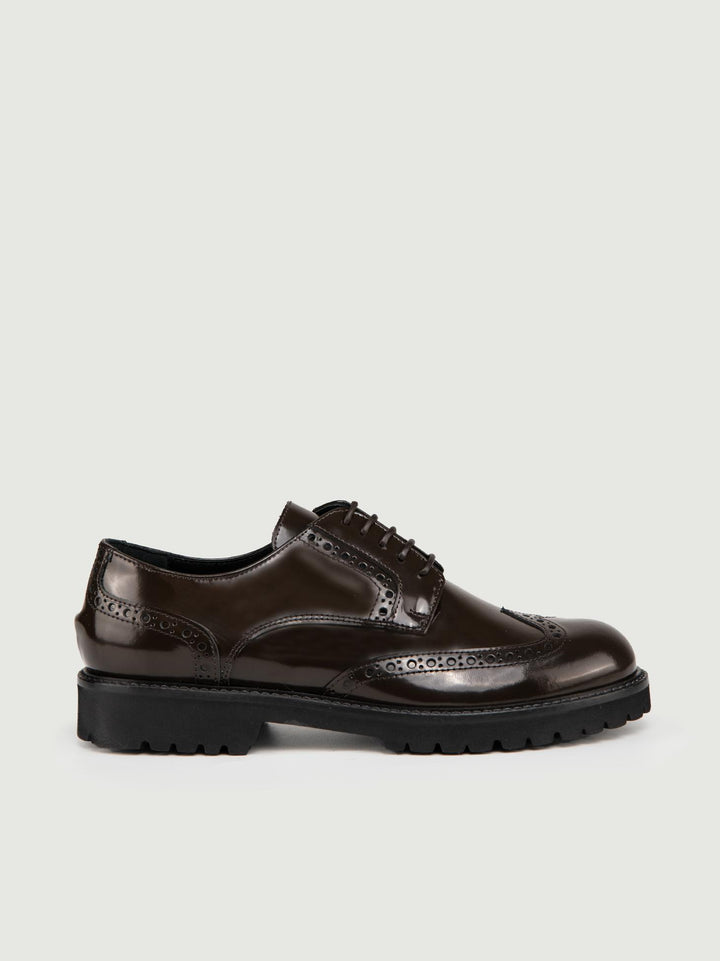 STRINGATA IN PELLE SPAZZOLATA TESTA MORO 64 T.MORO ANDREA MORANDO 