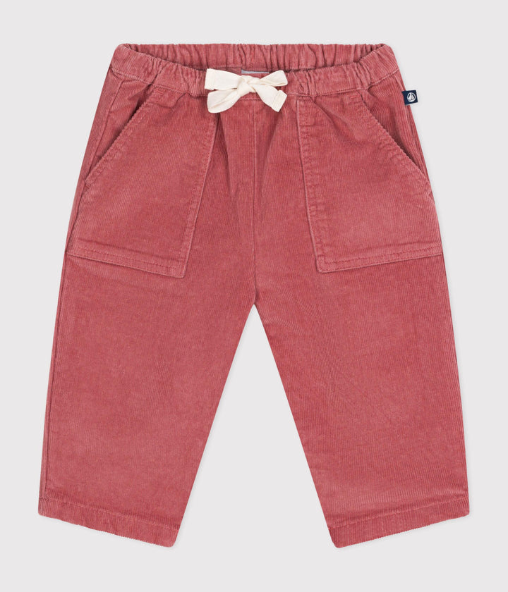 Pantaloni in velluto rosa A0B15 06 PETIT BATEAU 