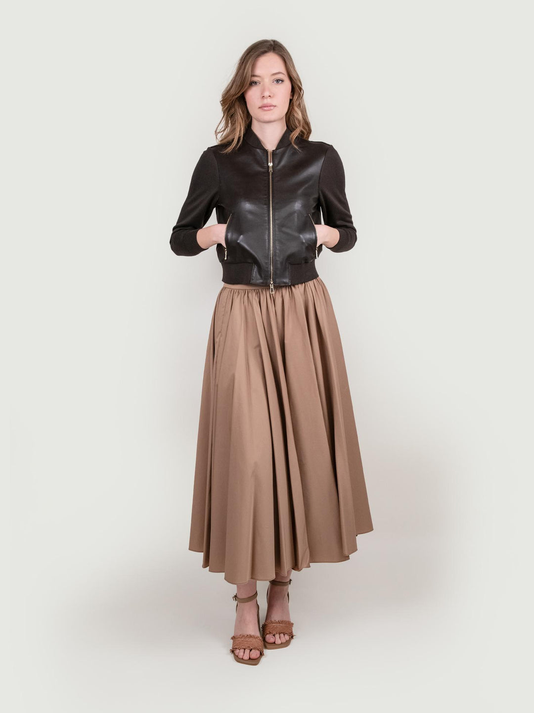 GONNA MIDI CAMMELLO 30356707 BISCOTTO ANDREA MORANDO 