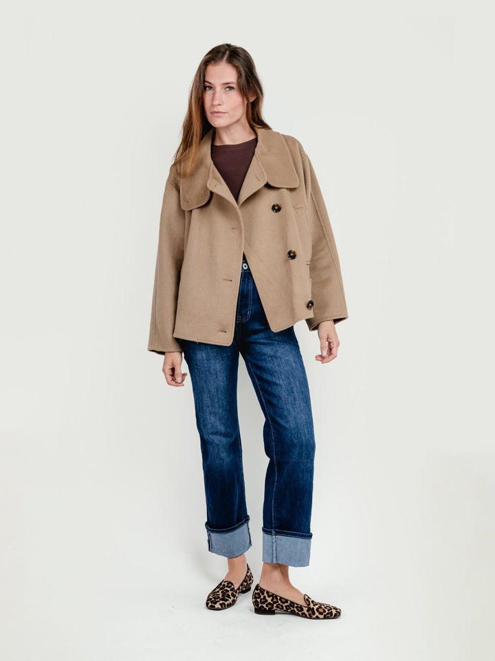 GIACCA CON COLLO ALTO CAMMELLO CATHERINE 5048 ANDREA MORANDO 