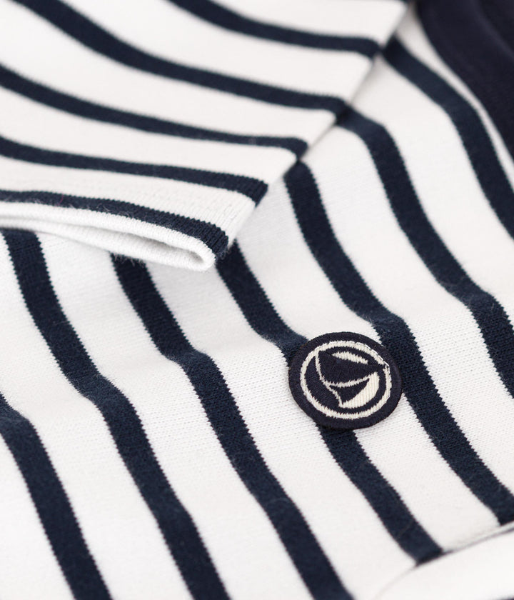 Marinière bambina/bambino in cotone biologico A08LX 01 PETIT BATEAU 