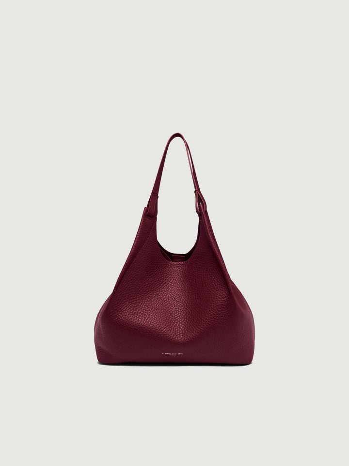BORSA DUA IN PELLE BORDEAUX BS 9720 RNGDBL 1420914209 GIANNI CHIARINI 